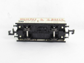 Minitrix 13643 N KPEV Melkwagen, 2 assen, wit, `MEIEREI C. BOLLE`, `Berlijn NW` in ovp