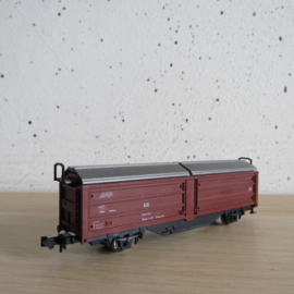 Roco 2304 N DB Schuifdak-/schuifwandwagen, type/type Tbes-l-65, Klmmgks, 2-assig, bruin in ovp