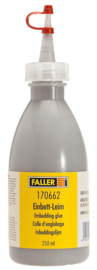 Faller 170662 In beddingslijm grintgrijs 250ML