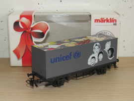 Marklin 44262 DB Containerwagen verjaardag Unicef 1996 in ovp