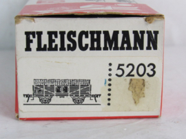 Fleischmann 5203 DB lage bakwagen met lading in ovp
