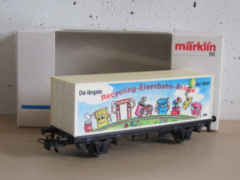 Marklin 31962 DB Containerwagen (Recycling-Eisenbahn-Anlage) in ovp