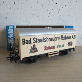 Marklin 4437 DB Bierwagen (Rothaus) in ovp