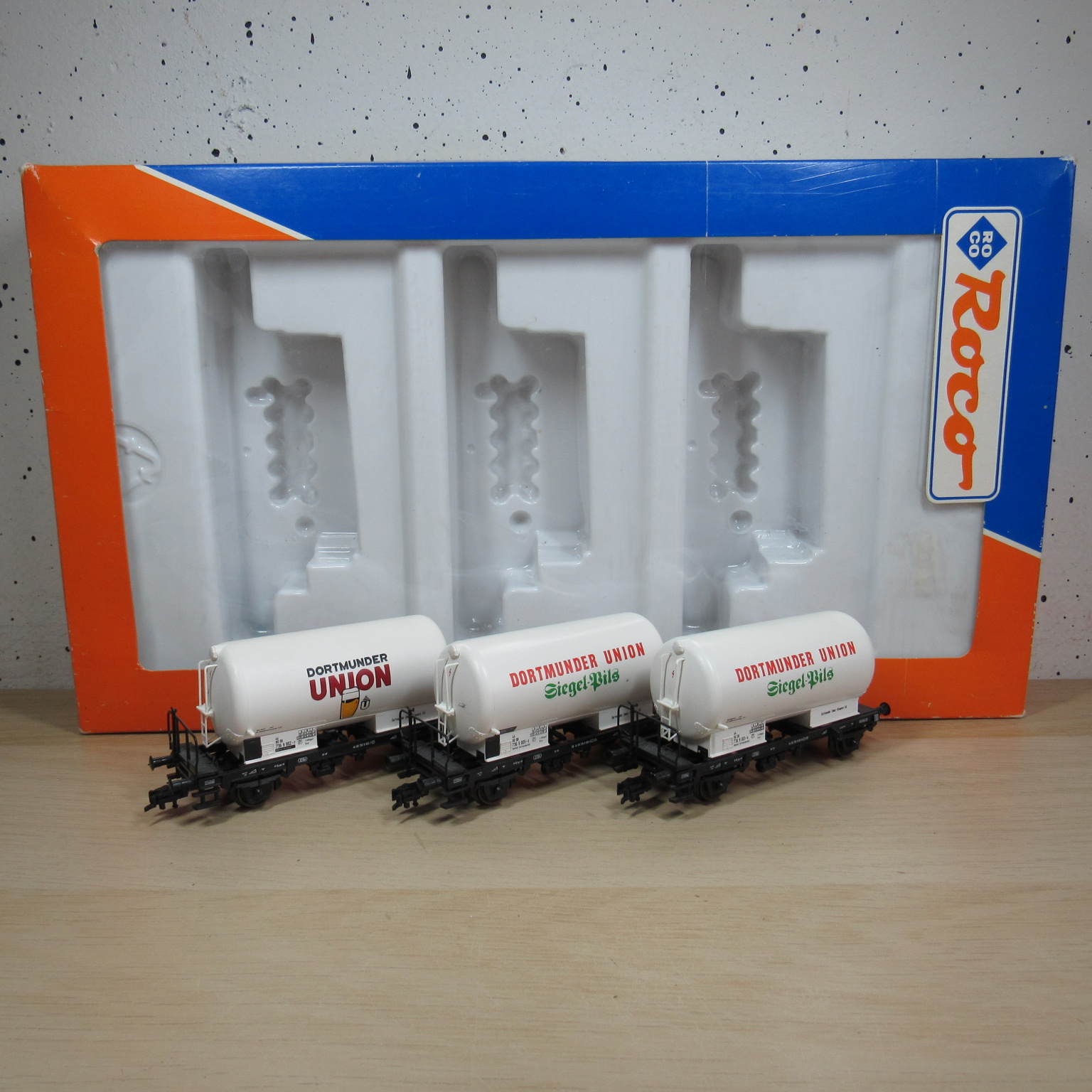 Roco 44049 Dortmunder union ketelwagens in ovp