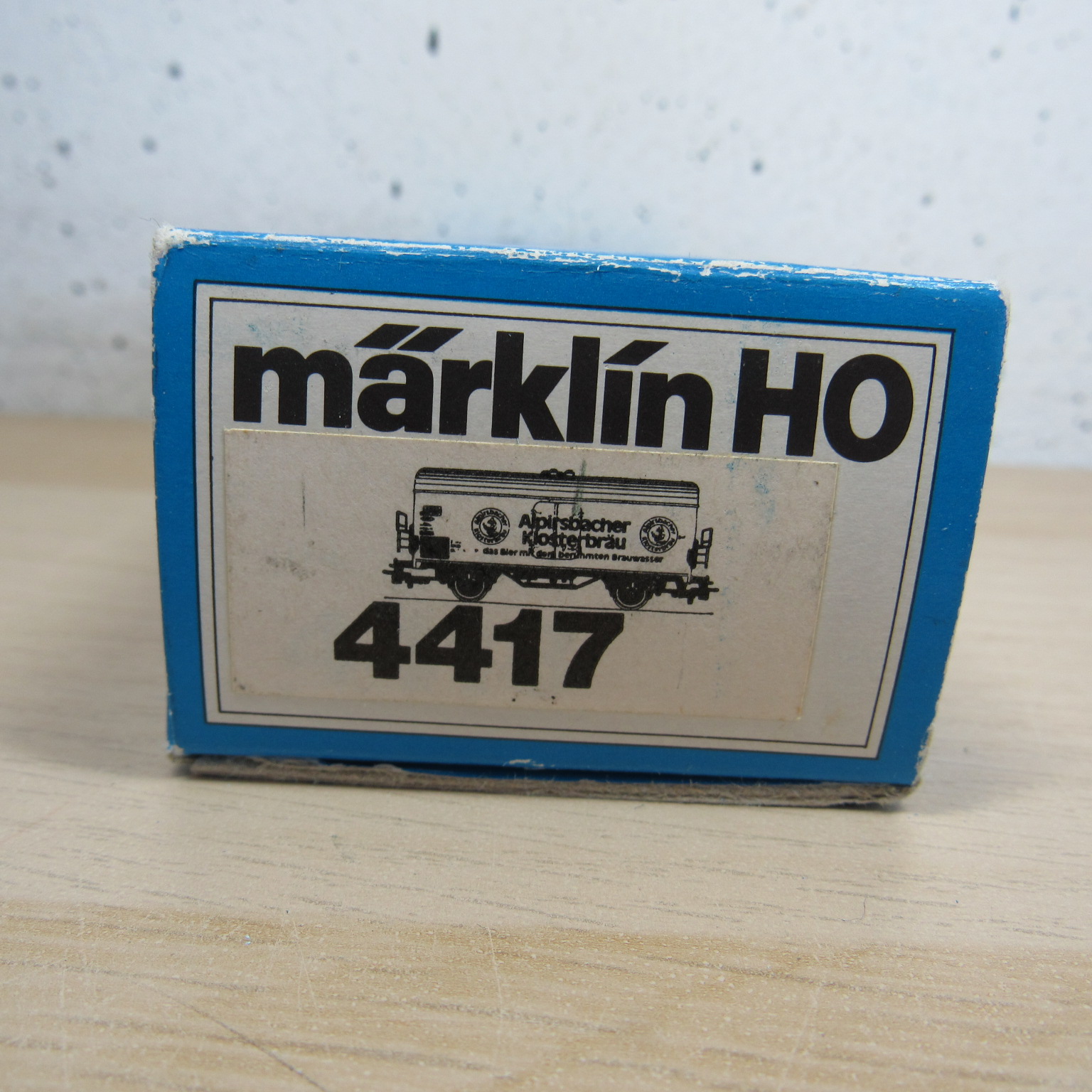 Marklin 4417 DB Gesloten goederenwagen (koel) (Alpirsbacher) in ovp