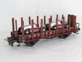 Trix Express 33879 DRG Röngenwagen met remmershuis en raceauto’s in ovp