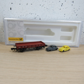 Arnold 0406 N DB wagen met 2 postauto’s in ovp