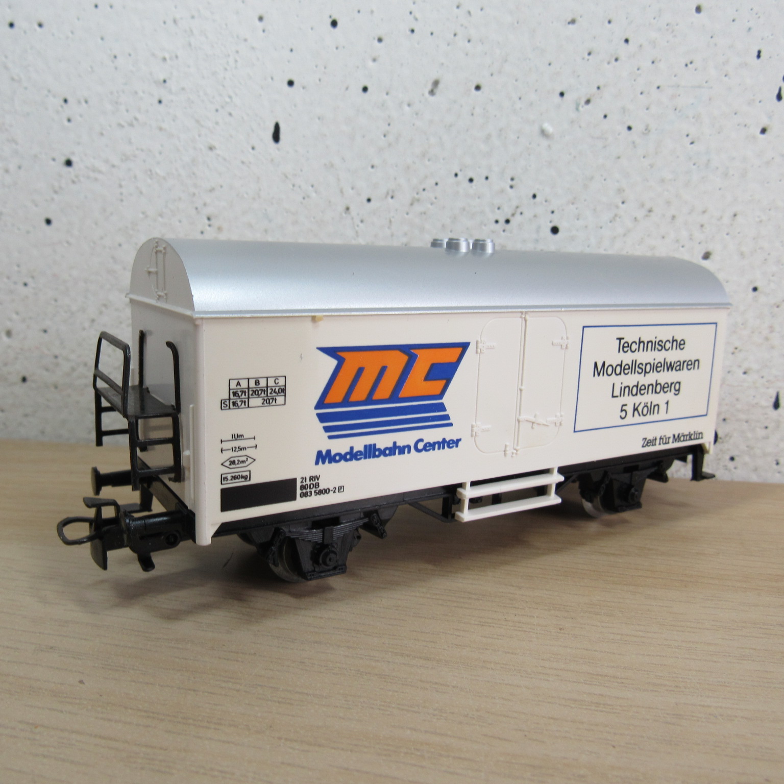 Marklin 4415 DB Gesloten goederenwagen (koel) (Modelbahn Center) in ovp