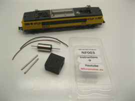 Micromotor NF003G NS1600 SNCF BB 1500, 1600, 22200, 7200