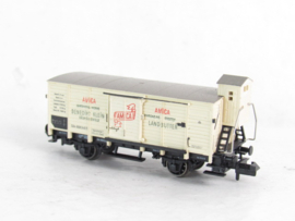 Fleischmann 8867 N KPEV 2 assen, lichtbeige, 'AMICA Margarine Works - BENEDIKT KLEIN, COLOGNE-EHRENFELD - LANDBUTTER' in ovp