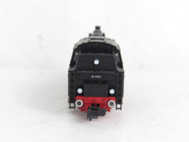 Fleischmann 7036 N DB Tenderlocomotief BR 81, type D h2t, zwart (analoog) in ovp