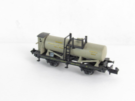 Minitrix 51 3217 00 N K.Bay.Sts.B Ketelwagen met rem, 2-assig, grijs, 'Speciale wagen, Actiengesellschaft für Petroleum Industrie, Leyh bij Neurenberg' in ovp