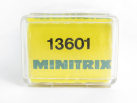 Minitrix 13601 N KPEV (bierwagen) met remmen, 2 assen, wit, 'SCHULTHEISS' BROUWERIJ in ovp
