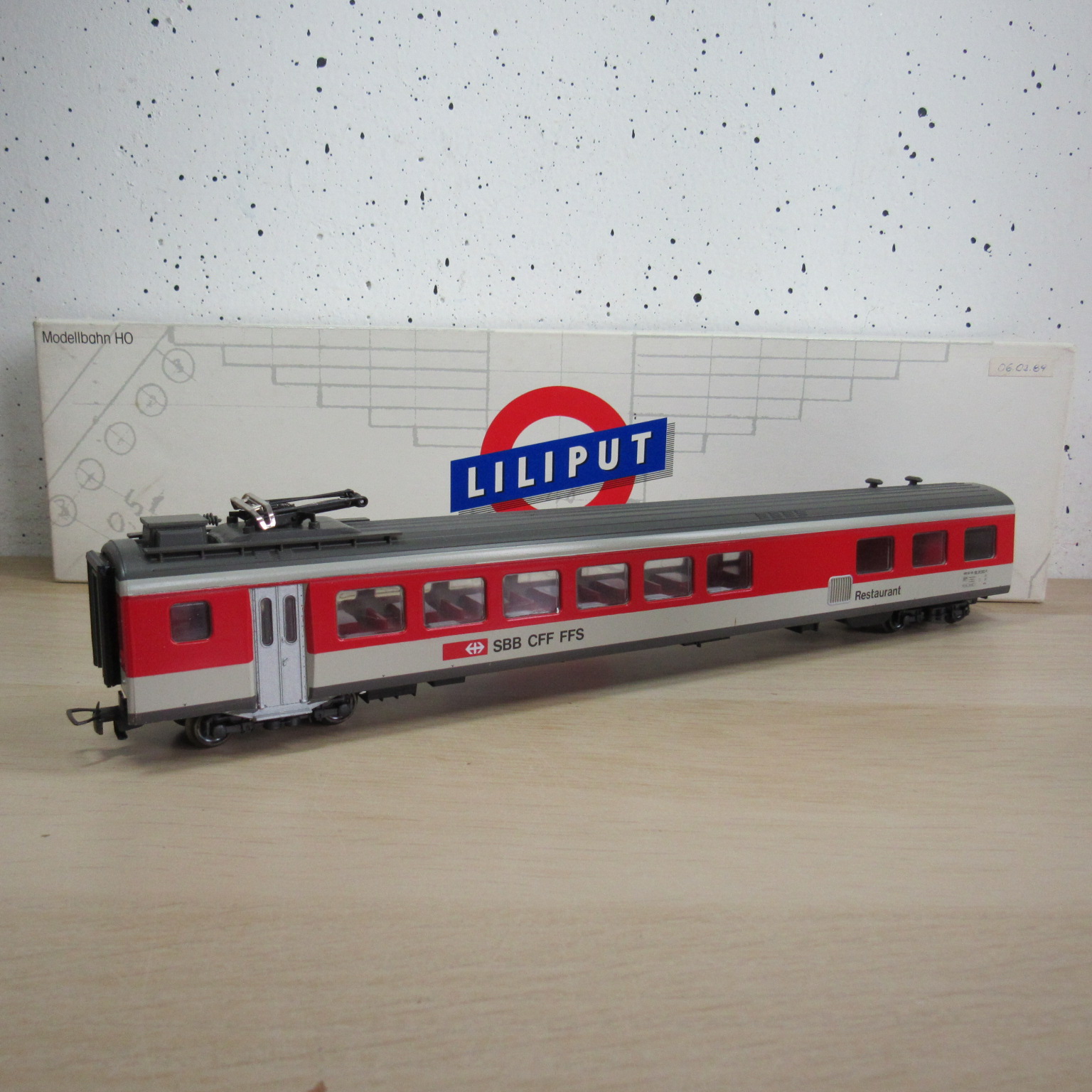 Liliput 886 51 SBB restauratie rijtuig in ovp