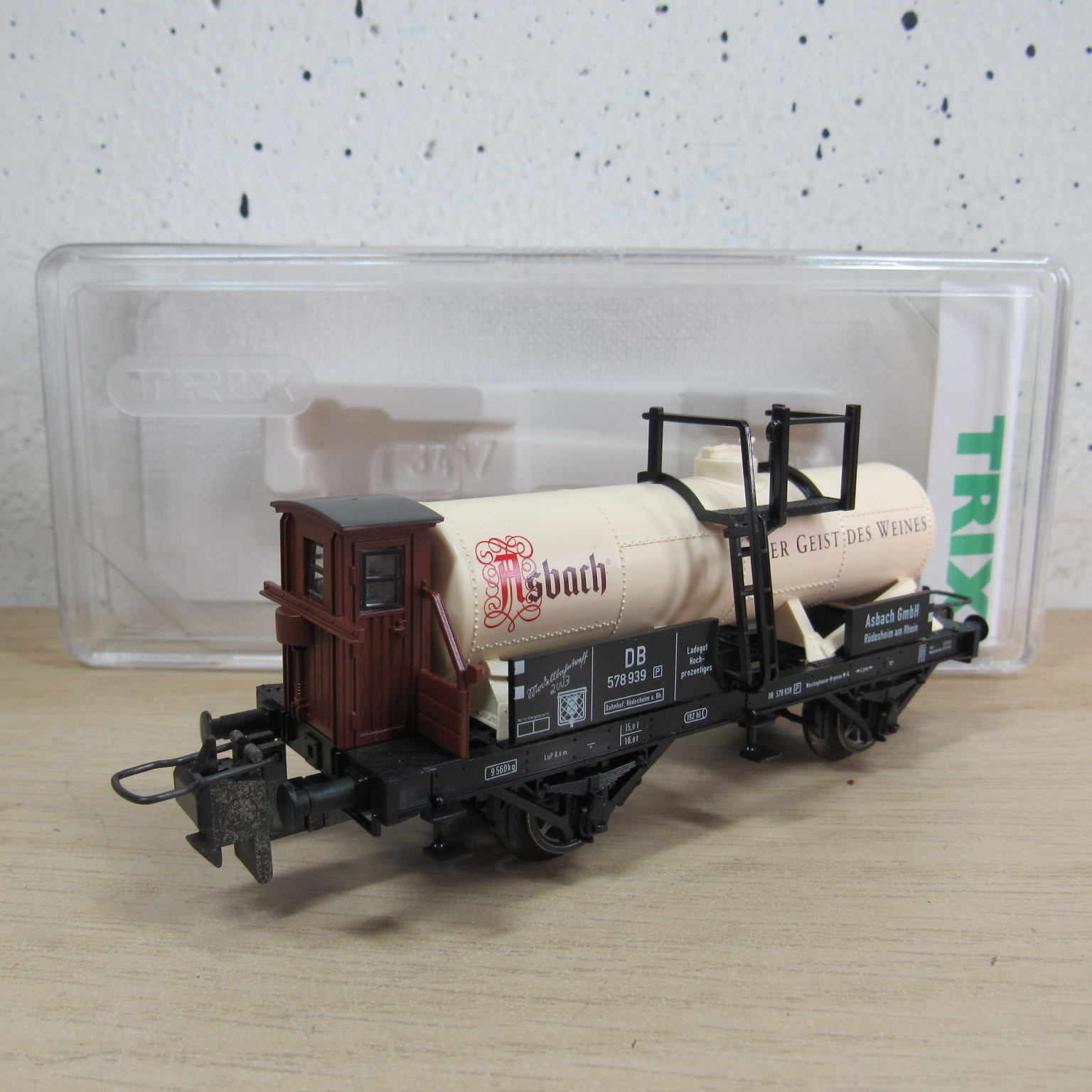 Trix express 24038 DB ketelwagen in ovp