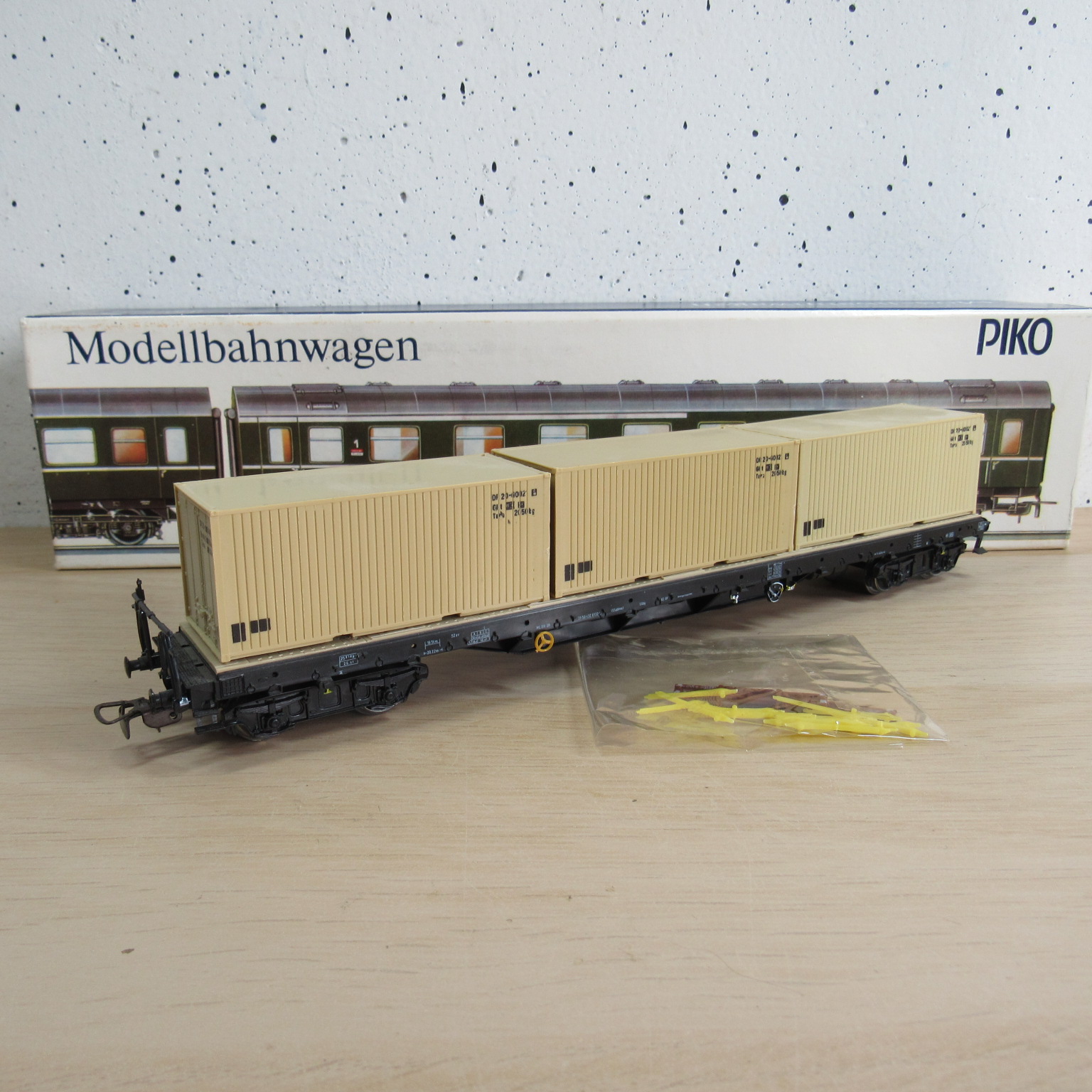 Piko 5/6419/015 DB Containerdraagwagen AC in ovp
