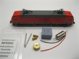 Micromotor NF035C  BR 101, BR 145 Model without DCC interface / Modelle ohne Schnittstelle