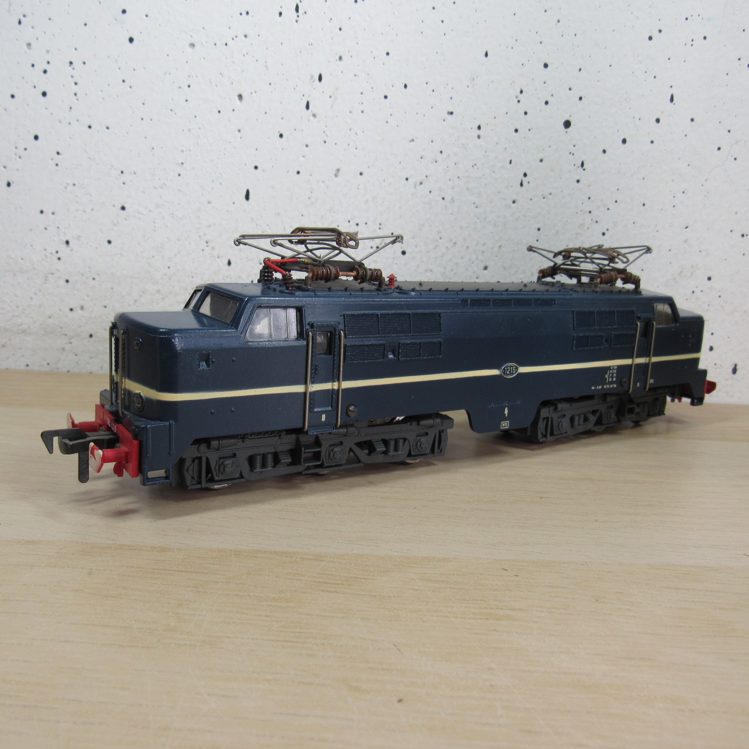 Fleischmann NS 1215 Blauw electrische locomotief (analoog) zonder ovp
