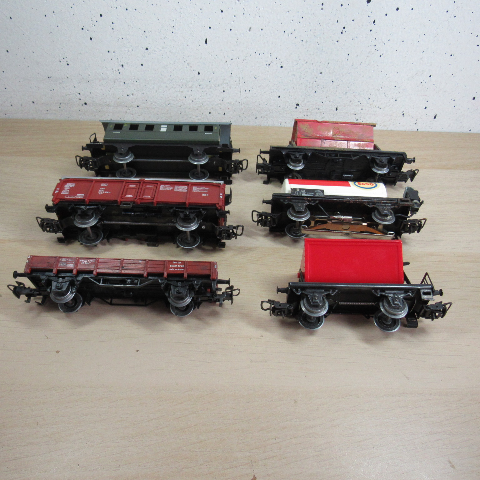 Marklin diverse wagens 6x zonder ovp