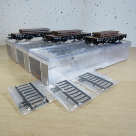 Roco 6600016 H0 3-delige set: Zware wagen, NS