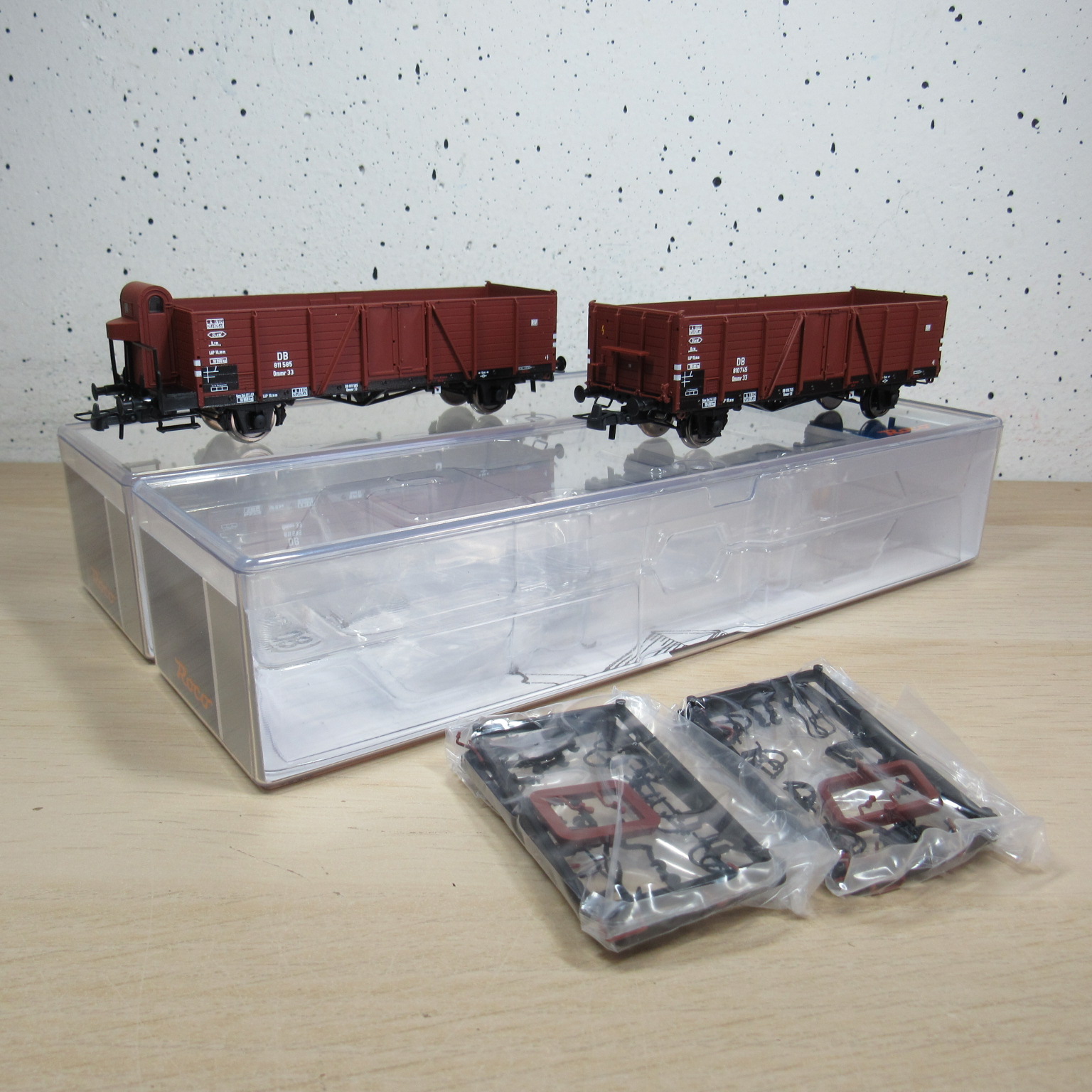 Roco 76289 H0 - Set van 2: Open goederenwagens, DB