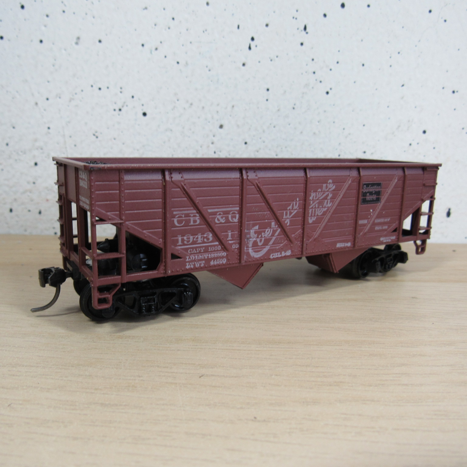 Athearn USA CB & Q hopper car zonder ovp