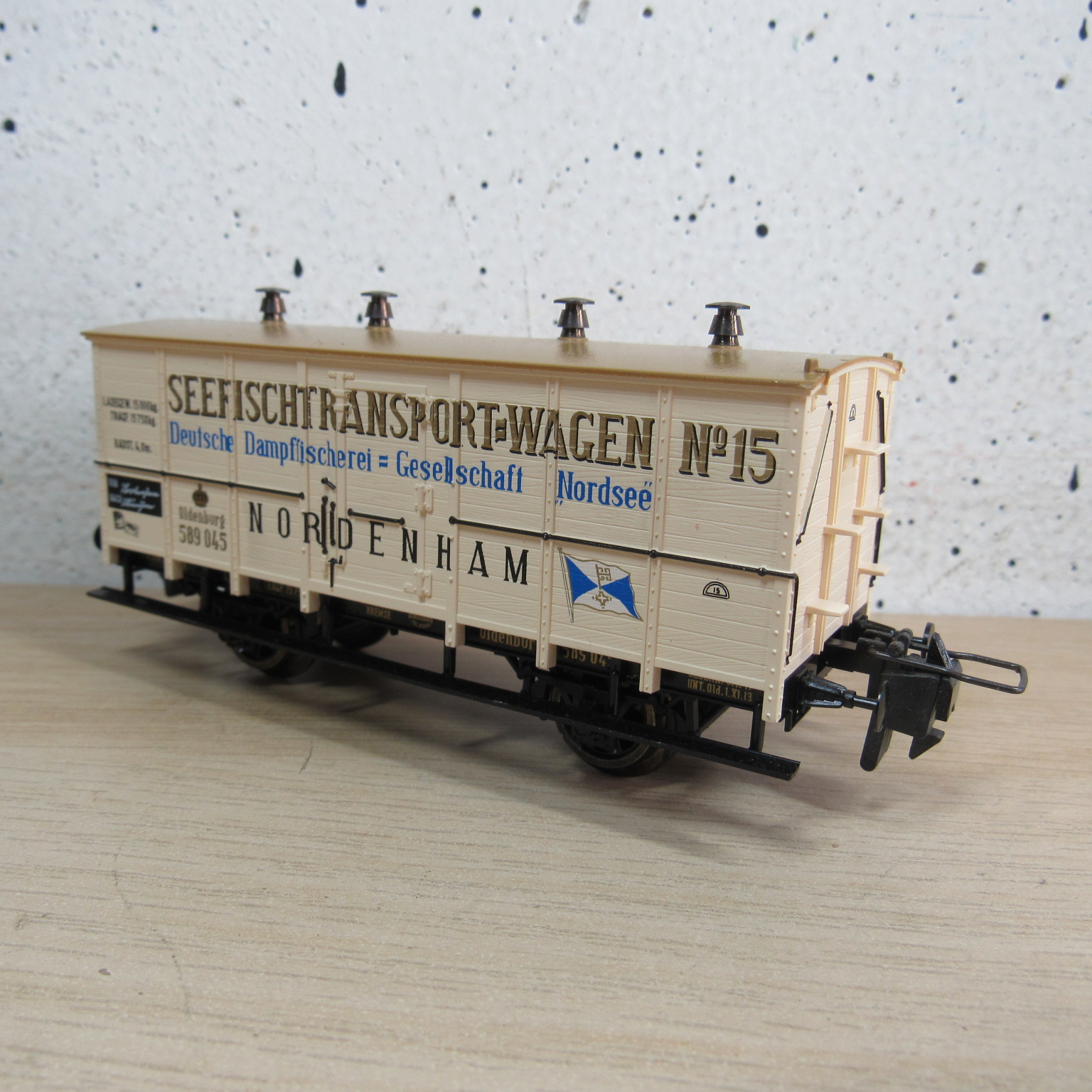 Trix express 53 3407 00 Seefischtransport wagen in ovp