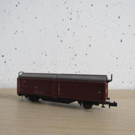 Roco 2304 N DB Schuifdak-/schuifwandwagen, type/type Tbes-l-65, Klmmgks, 2-assig, bruin in ovp