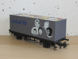 Marklin 44261 DB Containerdraagwagen Unicef verjaardag 1996 in ovp