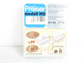 Preiser H0 17179 Kabel aanleg in ovp