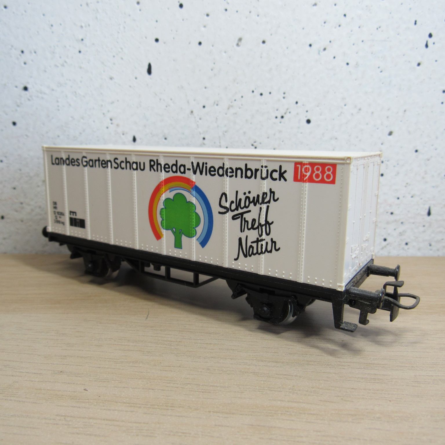 Marklin 4481 Containerdraagwagen (LGS R-W 1988) in vervangende verpakking