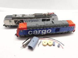 Micromotor TTI005C Tillig TT Am 846, BR 145/ 146/ 185/ 186/ 193/ 246/ 247/ 285/ 386, E 186, E 486, EU 43, Reeks 28, Rh 386, Rh 480, Traxx, Vectron