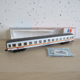 Roco 24311 N DB  Couchettewagen 2e klas, type/model Bcm 247, 4-assig, wit, 'gecombineerd vervoer' 'rollende landweg’ in ovp