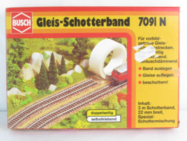 Busch 7091 N gleis schotterband in ovp