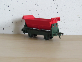 Fleischmann 5500 Kipwagen in ovp (groen/rood)