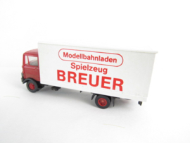 Praliné H0 Mercedes Spielzeug breuer bier vrachtwagen zonder ovp