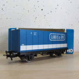 Marklin 89732 Containerdraagwagen met container (Landis & Gyr) in ovp