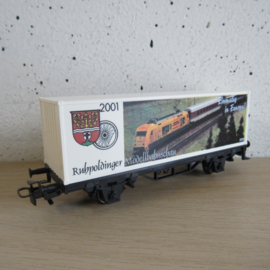 Marklin 4481 DB Containerwagen Ruhpoldinger Modellbahnschau 2001 in ovp