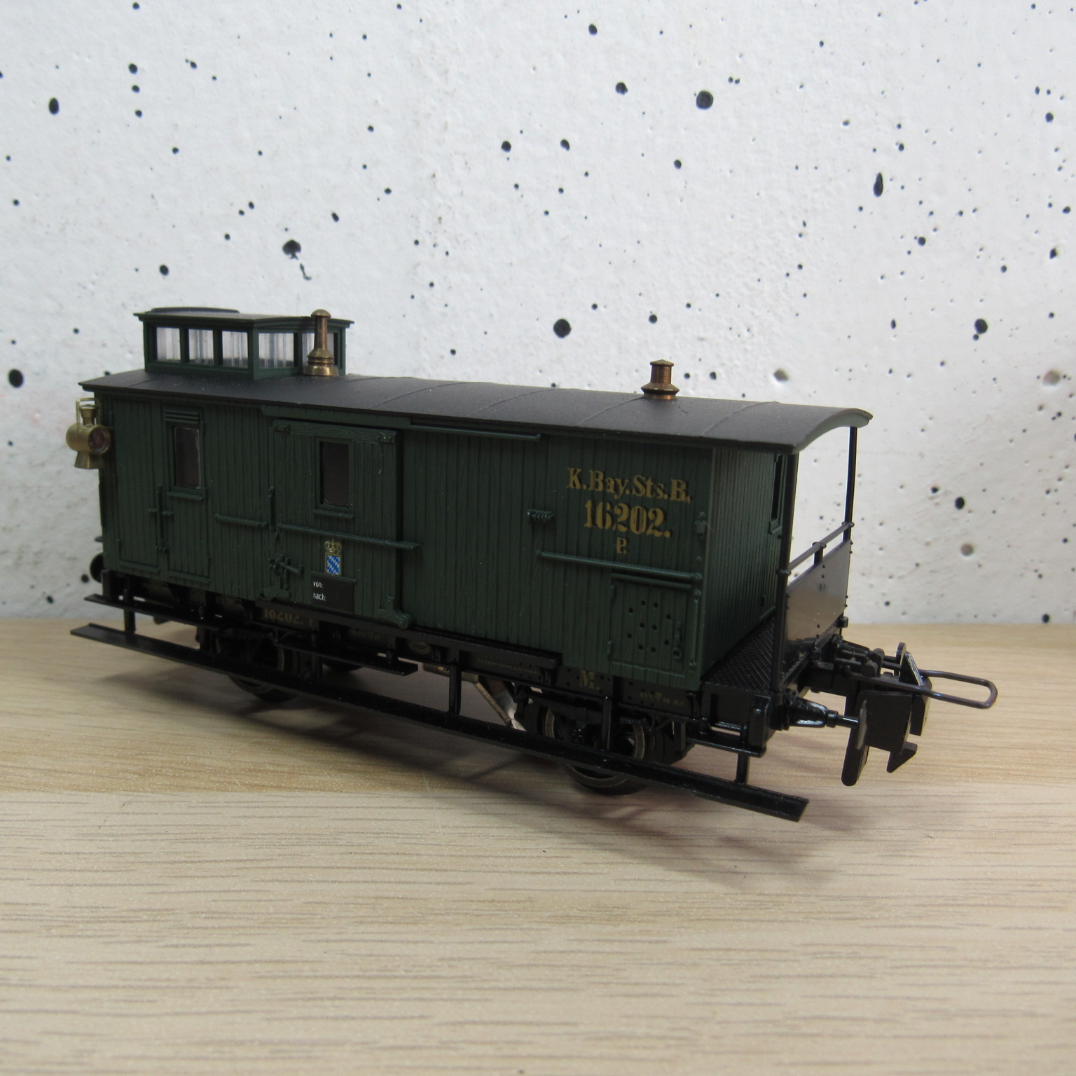 Trix express 53 3400 00 K.Bay.Sts.B bagagewagen in ovp