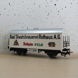 Marklin 4437 DB Gesloten wagen (koel) (Rothaus Pils) in ovp