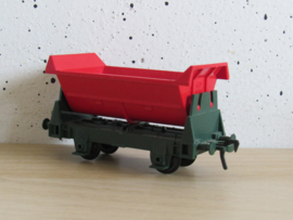Fleischmann 5500 Kipwagen in ovp (groen/rood)