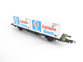 Fleischmann 5236 H0 DB Containerdraagwagen in ovp