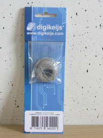 Digikeijs 60364 10 Meter decoderdraad (Grijs) in ovp