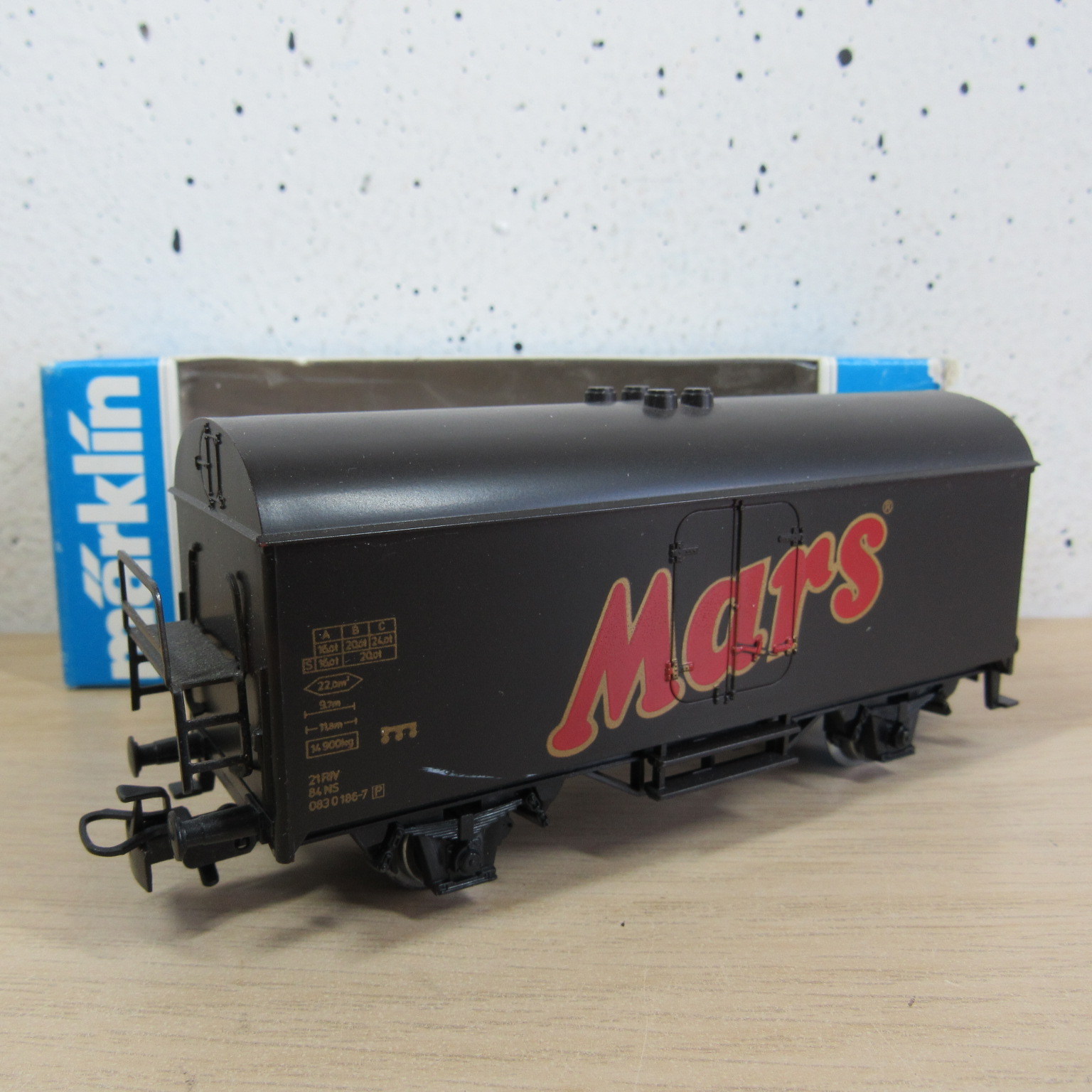 Marklin 4415 NS Gesloten goederenwagen (koel) (Mars) in ovp