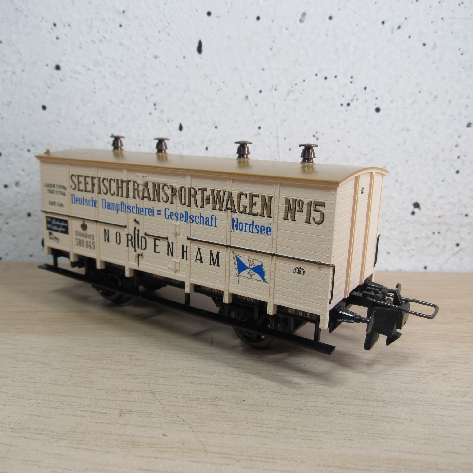 Trix express 53 3407 00 Seefischtransport wagen in ovp