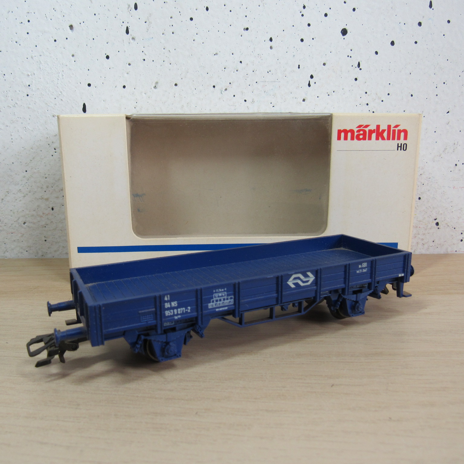 Marklin 4433 NS platte wagen in ovp
