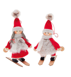 Skiers plush Red