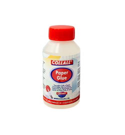 Papierlijm in fles met kwast