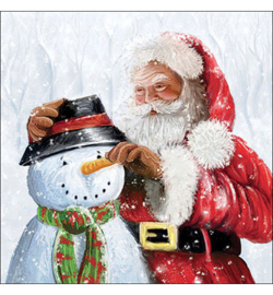 Santa and snowman nr.172