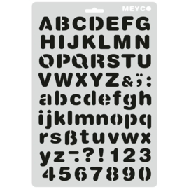 Stencils Alfabet en
